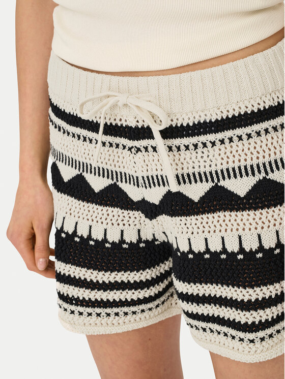 ONLY ONLY Šortky z materiálu Merida 15344405 Černá Regular Fit
