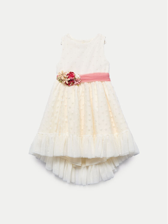 Abel & Lula Abel & Lula Elegantes Kleid 5047 Écru Regular Fit