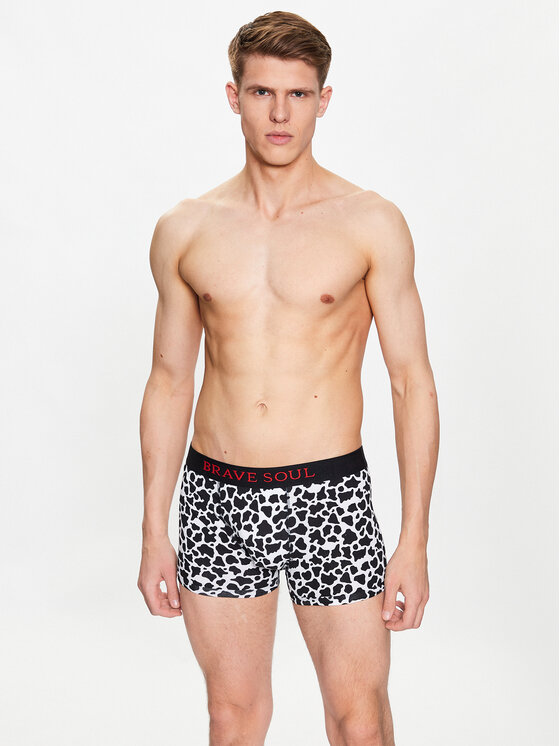 Brave Soul Boxershorts-Set MBX-18MONOTONE Schwarz | Modivo.de