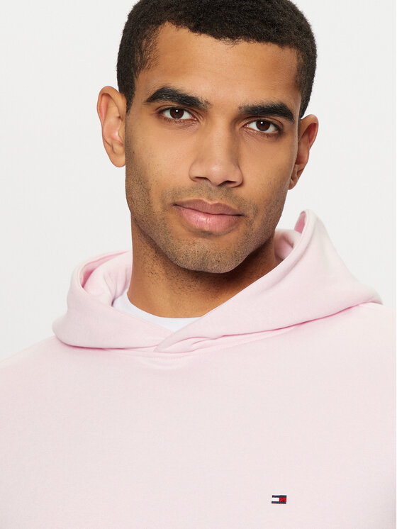Tommy Hilfiger Tommy Hilfiger Felpa Flag Logo MW0MW34266 Rosa Regular Fit