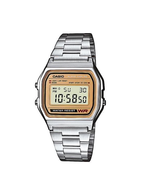Casio Hodinky Vintage A158WEA-9EF Strieborná