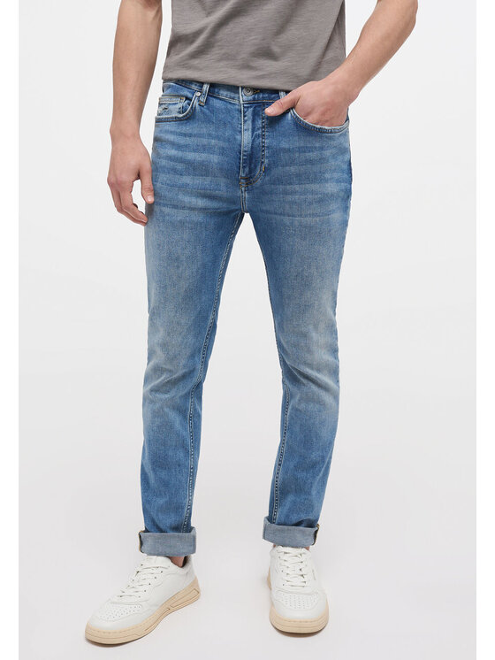 Mustang Mustang Jeansy Frisco skinny Niebieski Skinny Fit