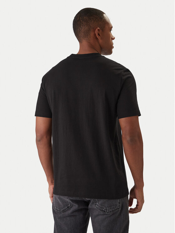 BOSS BOSS Футболка Imprint 50556007 Чорний Regular Fit