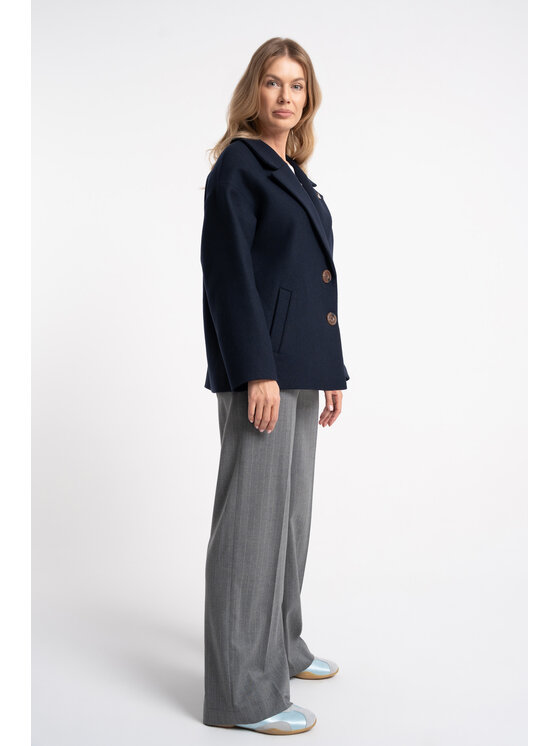 CLICK CLICK Μπουφάν μεταβατικό 71-0101 Σκούρο μπλε Comfortable Fit