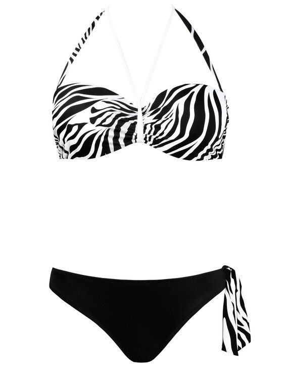 Miss Lou Miss Lou Bikini ML002 Czarny