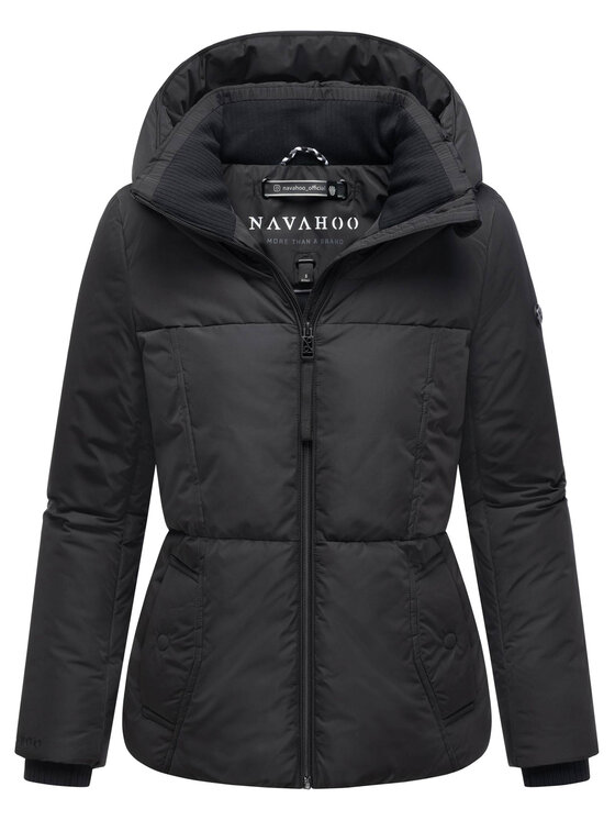 Navahoo Navahoo Kurtka zimowa Flüsterfee Czarny Regular Fit