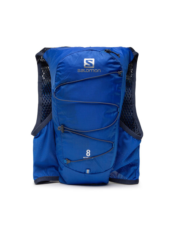 SAC SALOMON ACTIVE SKIN 8 SET NAUTICAL BLUE UNISEXE Sacs de trail