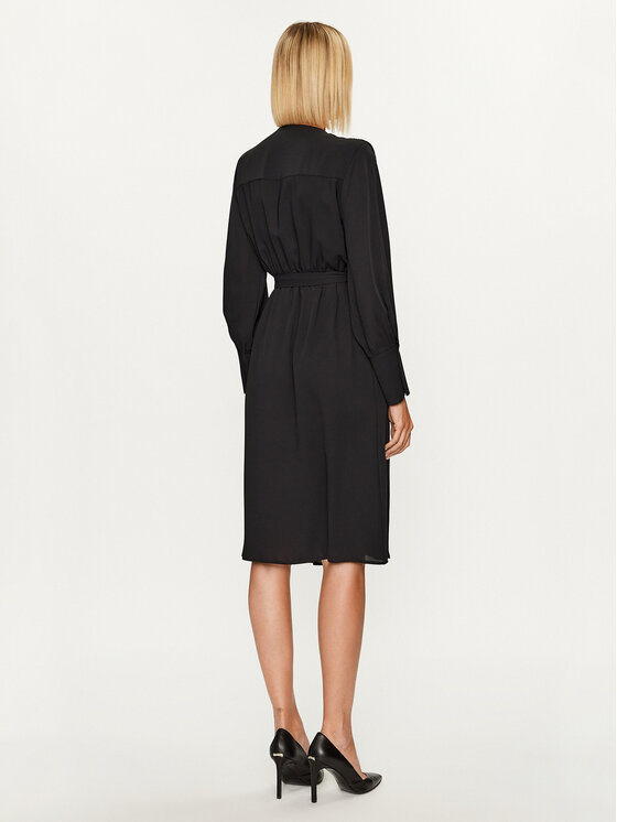 Rinascimento Rinascimento Ежедневна рокля CFC0116051003 Черен Regular Fit