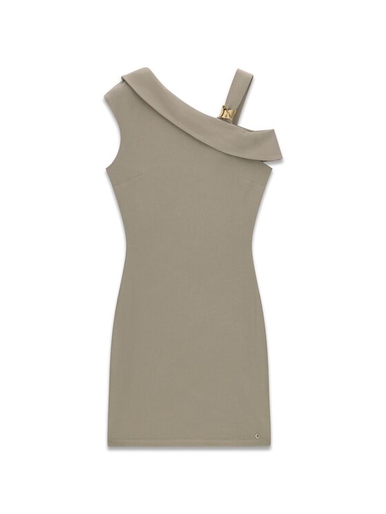 Guess Guess Každodenní šaty 182044 Béžová Classic Fit