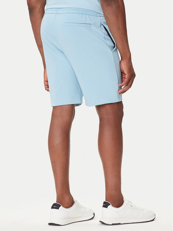 BOSS BOSS Pantaloni scurți sport Zone 50543091 Albastru celest Regular Fit