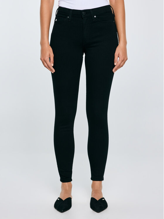 BIG STAR BIG STAR Jeansy MELINDA HIGH WAIST Czarny Skinny Fit