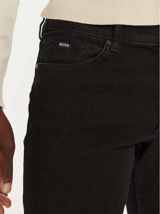 BOSS Boss Jeans hlače P-Delaware 50527032 Črna Slim Fit