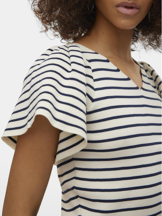 Vero Moda Vero Moda Blūze Ginny 10278323 Balts Slim Fit