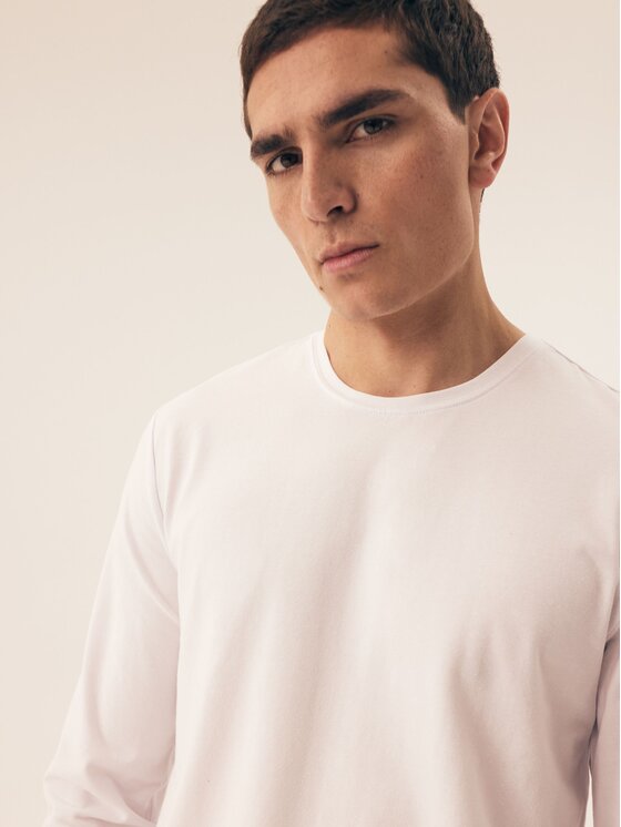 Esotiq Esotiq Longsleeve 42979 Szary Regular Fit