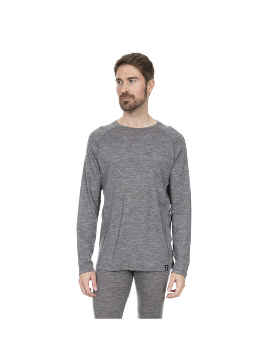 Trespass Trespass T-Shirt Wexler DLX Szary Long Fit