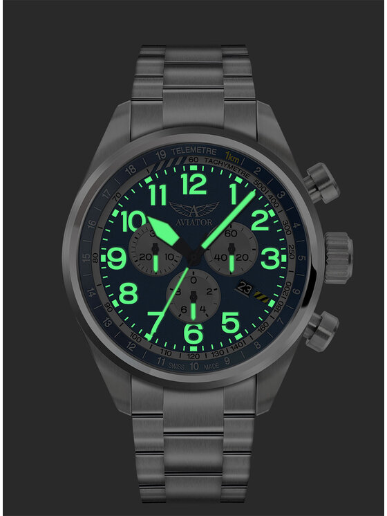 Aviator Aviator Orologio V.2.25.0.170.5 Argento