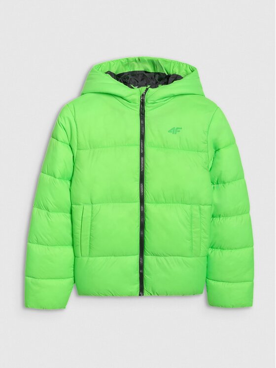 4F 4F Giubbotto piumino 4FJRAW25TDJAM0809-45N Verde Regular Fit