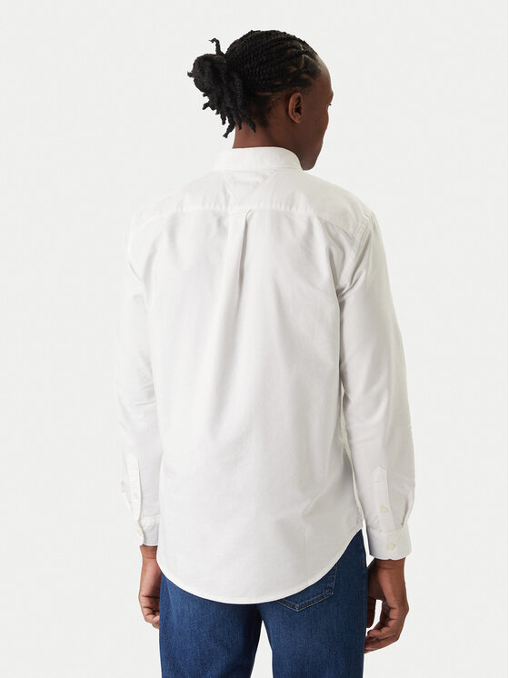 Tommy Jeans Tommy Jeans Koszula Oxford DM0DM22836 Écru Regular Fit