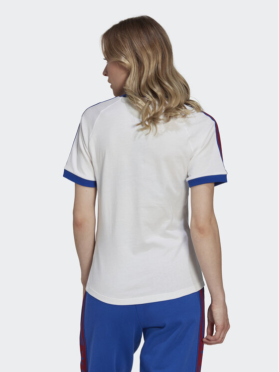adidas adidas Тишърт Tape HL9172 Бял Regular Fit