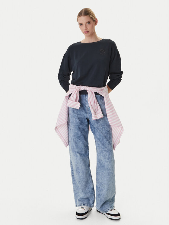 Roxy Roxy Felpa Surfing By Moonlight ERJFT05067 Nero Regular Fit