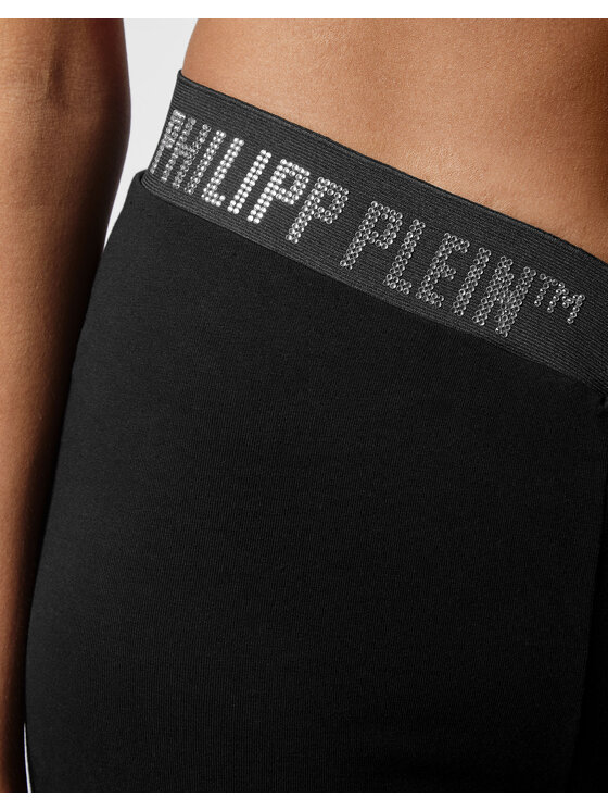 PHILIPP PLEIN PHILIPP PLEIN Szorty sportowe 1001 Czarny Active Fit