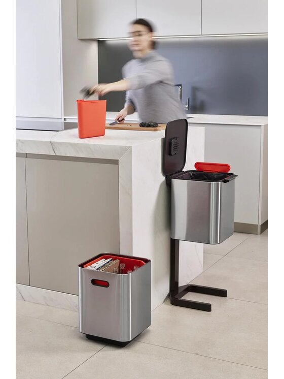 Joseph Jospeh Joseph Jospeh Kosz na śmieci Joseph Joseph Intelligent Waste Srebrny