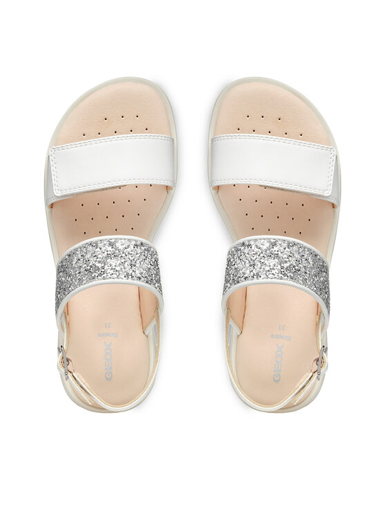 Geox Geox Sandalen J Coralie Gir J556EA 0BCEW C1Z1N M Weiß