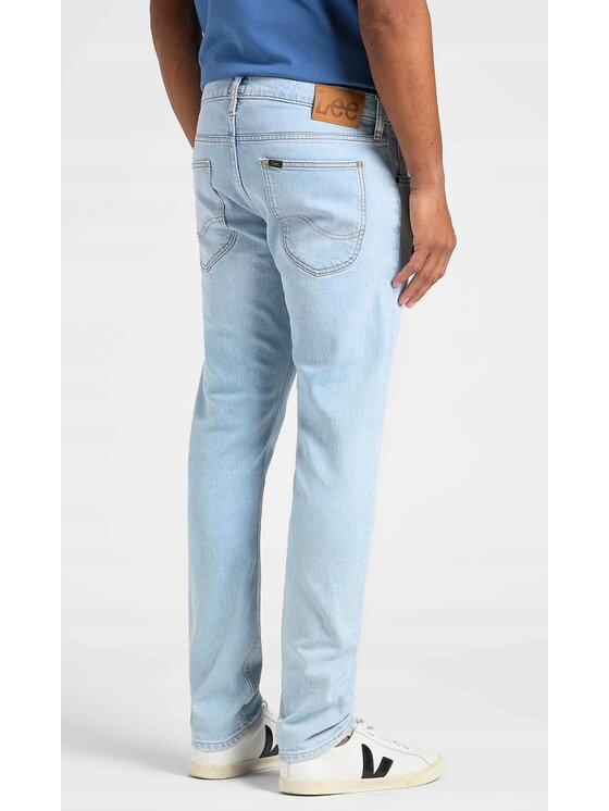 Lee Lee Jeansy Daren Zip Fly Niebieski jasny Regular Fit
