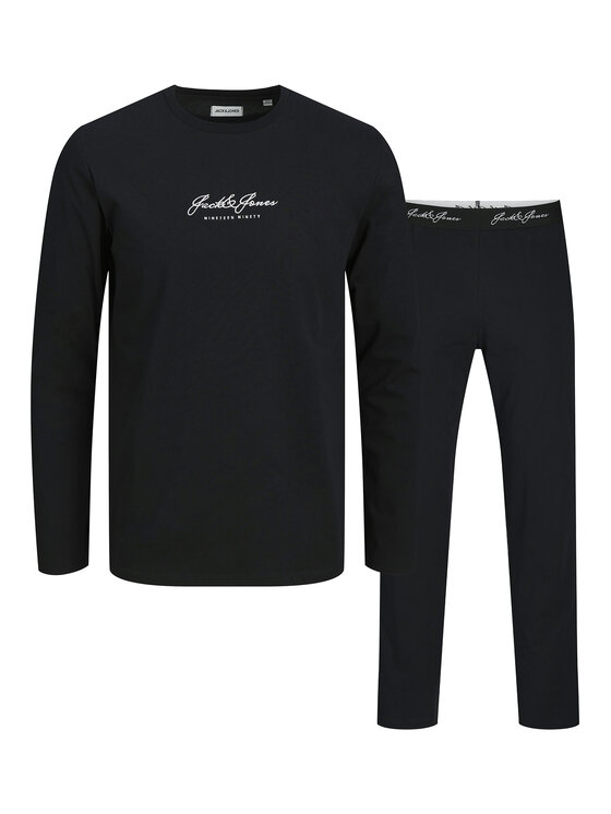 Jack & Jones Jack & Jones Pyjama Clyde 12286555 Schwarz Loose Fit