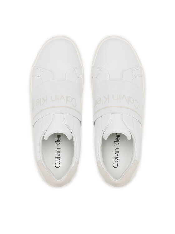 Calvin Klein Calvin Klein Laisvalaikio batai Clean Cupsole Slip On - He HW0HW01416 Balta