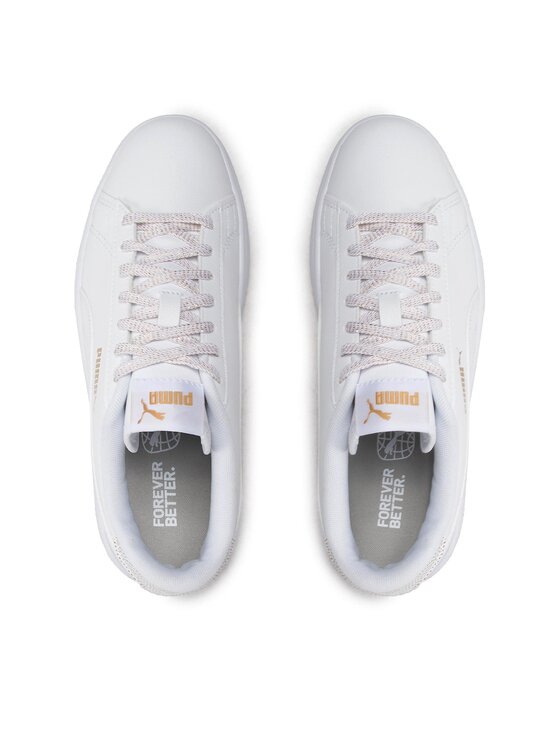 Puma Puma Sneakersy Smash v2 Metallics Jr 386197 01 Biały