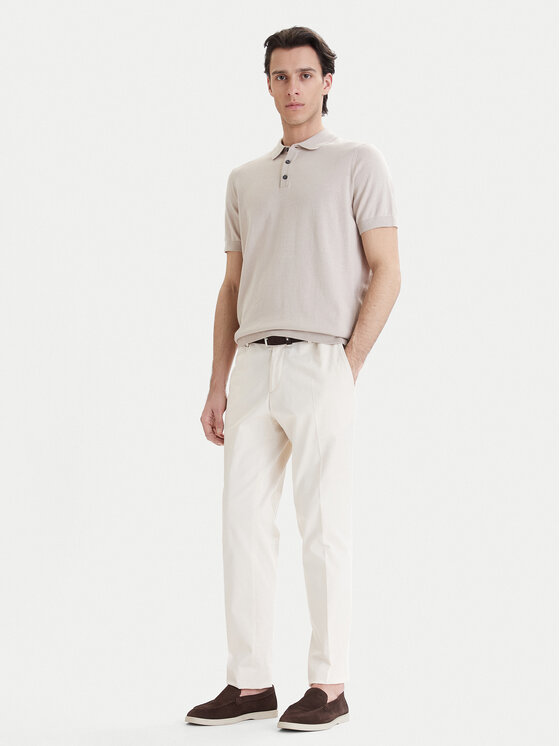 Bugatti Bugatti Tricou polo 7100-75522C Bej Regular Fit