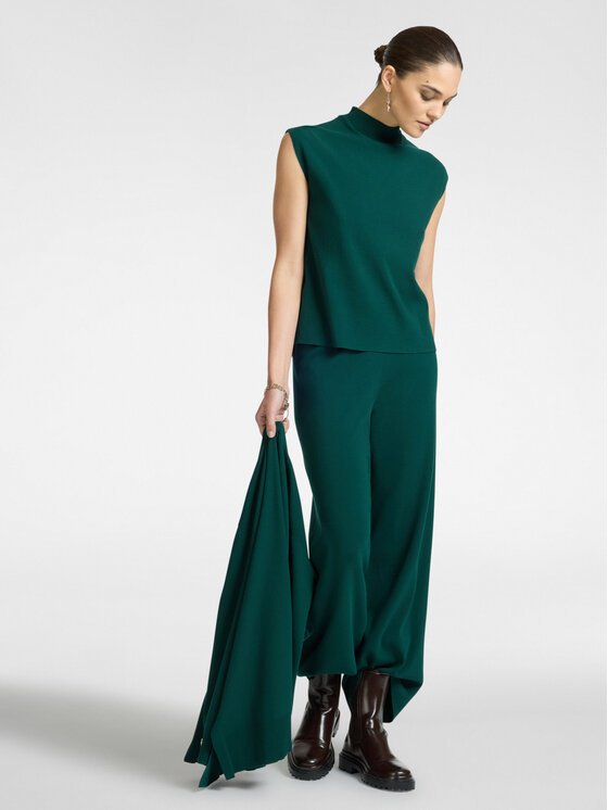 Elena Mirò Elena Mirò T-shirt M416Z000542N035 Verde Regular Fit