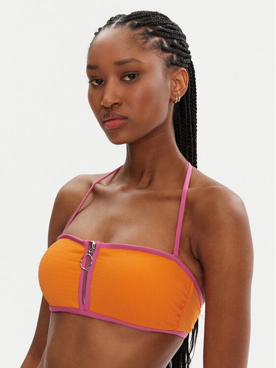 Seafolly Seafolly Góra od bikini Beach Bound 30467-072 Pomarańczowy