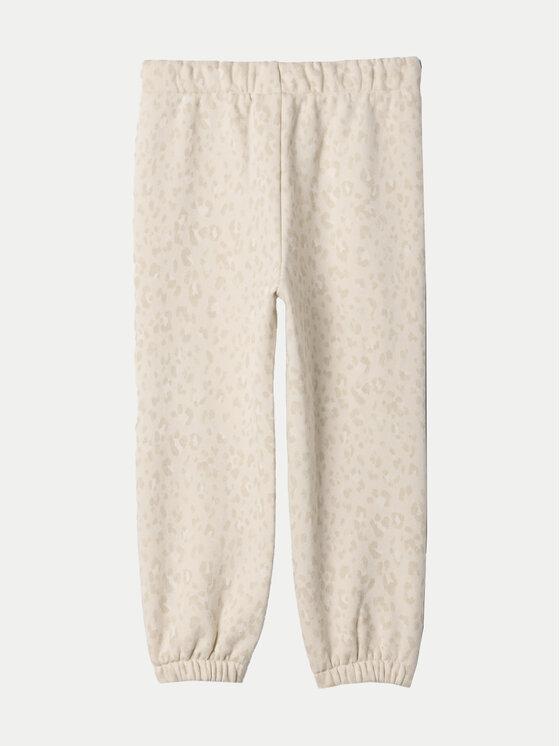 Gap Gap Spodnie dresowe 635490 Écru Regular Fit