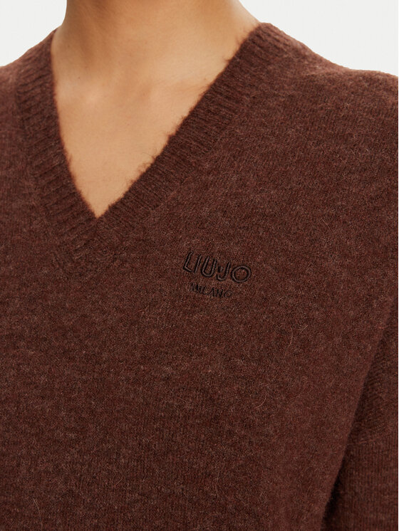 Liu Jo Liu Jo Trikotažinė suknelė WF4430 MA49P Ruda Regular Fit