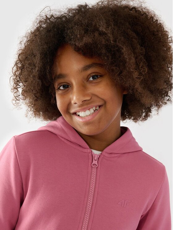 4F 4F Felpa 4FJWMM00TSWSF1315-55S Rosa Regular Fit