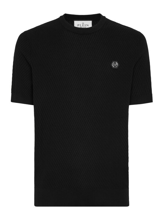 PHILIPP PLEIN PHILIPP PLEIN Bluza 26971 Czarny Regular Fit