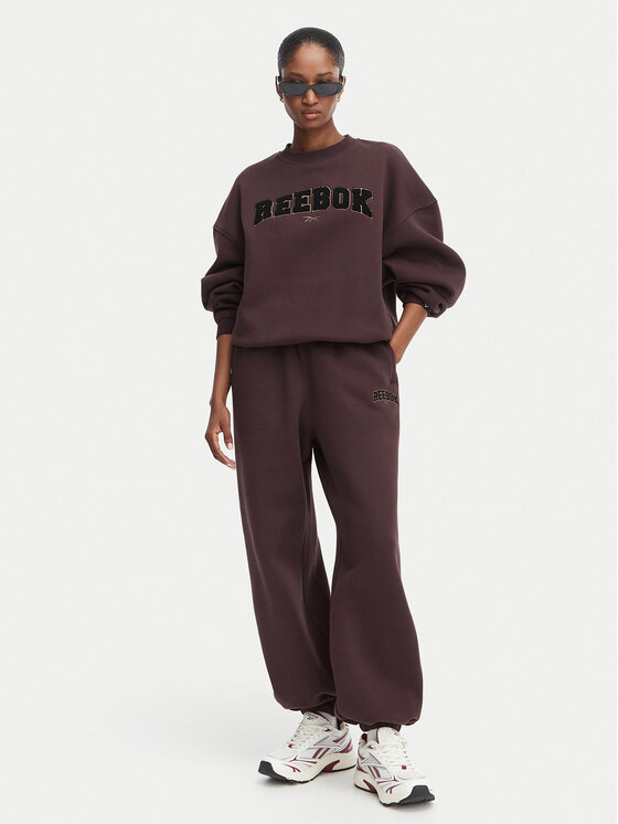 Reebok Reebok Majica dugih rukava Inka RK25686CCW Tamno smeđa Oversize
