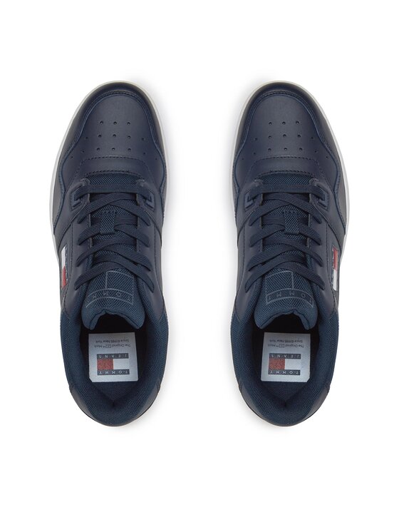 Tommy Jeans Tommy Jeans Laisvalaikio batai Tjm Retro Basket Ess EM0EM01395 Tamsiai mėlyna