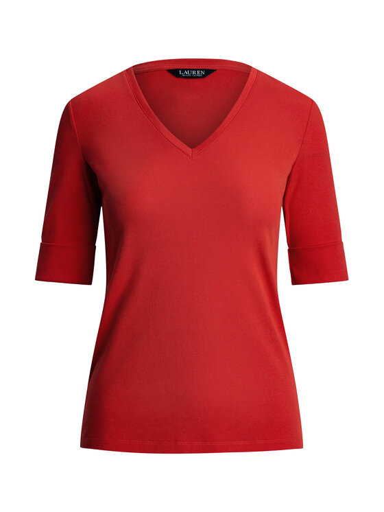 LAUREN RALPH LAUREN LAUREN RALPH LAUREN Bluse 200815843008 Rot Slim Fit