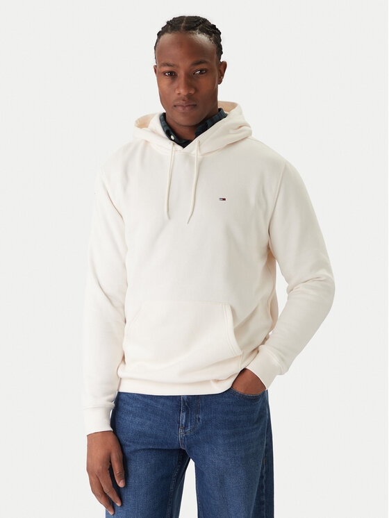 Tommy Jeans Tommy Jeans Pulóver DM0DM20742 Ekru Regular Fit