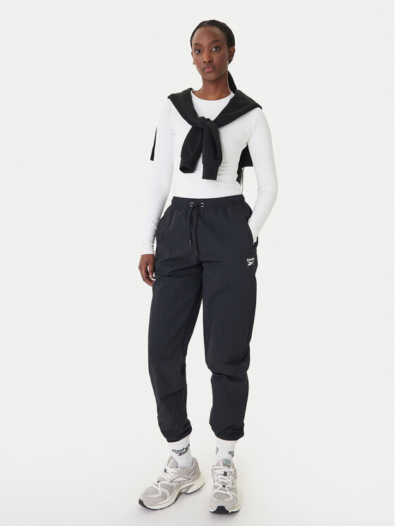 Reebok Reebok Pantaloni da tuta Galina RK25518CCW Nero Relaxed Fit