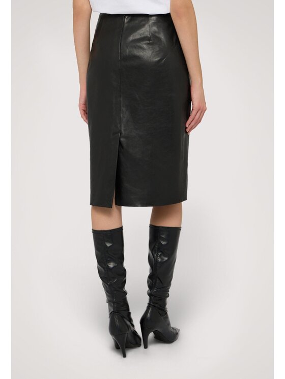 Trussardi Trussardi Gonna di pelle 1307A000647N033 Nero Regular Fit