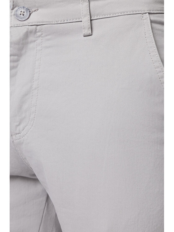 Lancerto Lancerto Chinosy Gareth SP082222000014 Szary Slim Fit