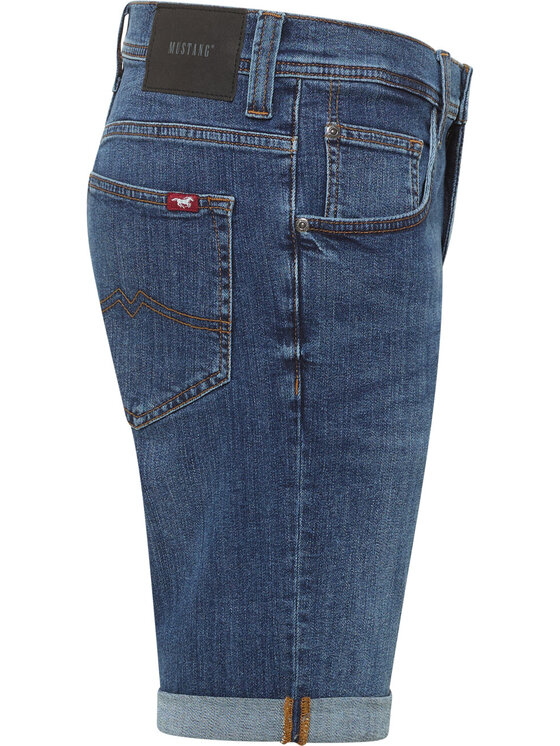 Mustang Mustang Pantaloncini di jeans CHICAGO SHORTS Z Blu Regular Fit