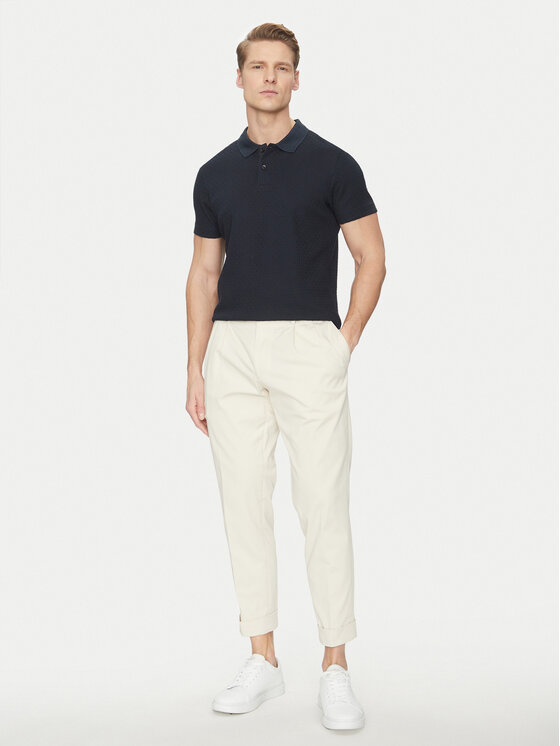 JOOP! JOOP! Polo 10018924 30044673 Granatowy Regular Fit