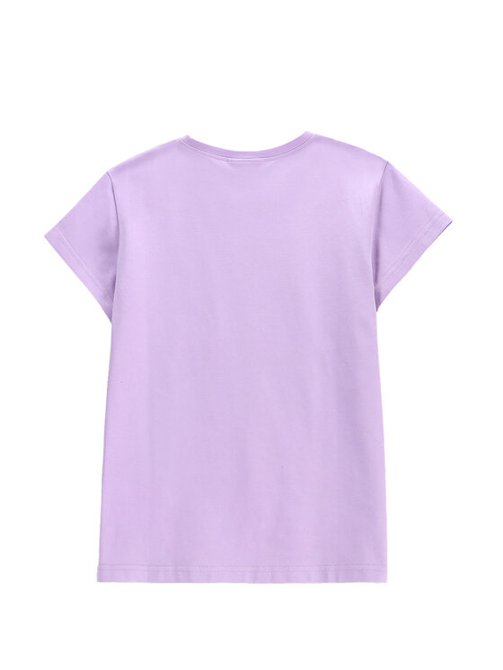 Coccodrillo Coccodrillo Marškinėliai WC5143201VGD Violetinė Regular Fit
