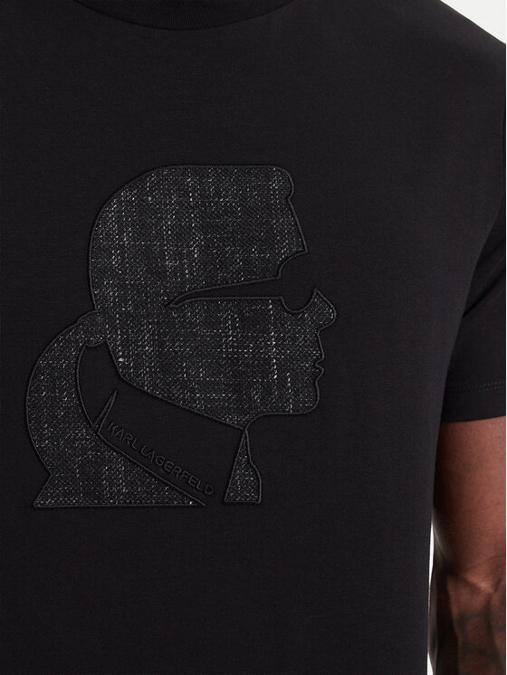 KARL LAGERFELD KARL LAGERFELD T-Shirt 755041 564236 Czarny Regular Fit