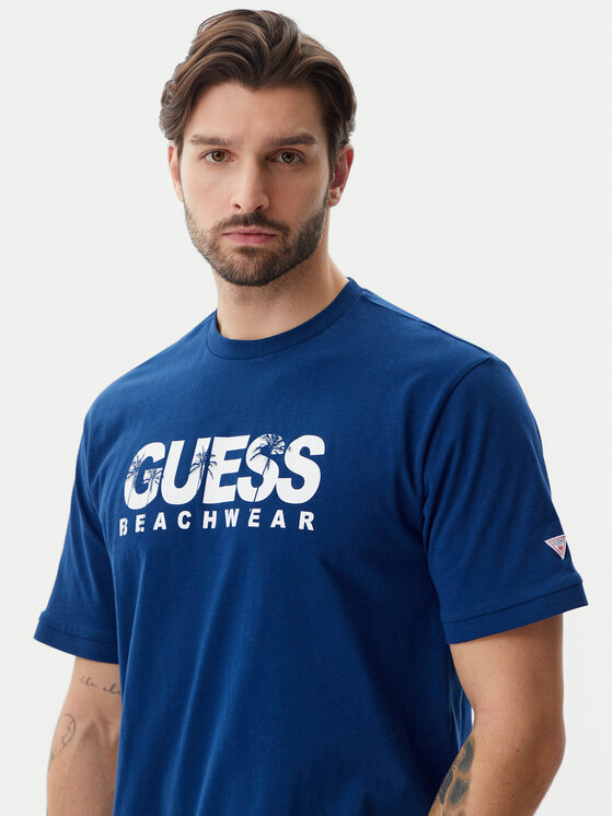 Guess Guess T-shirt F5GI11 I3Z14 Blu Oversize
